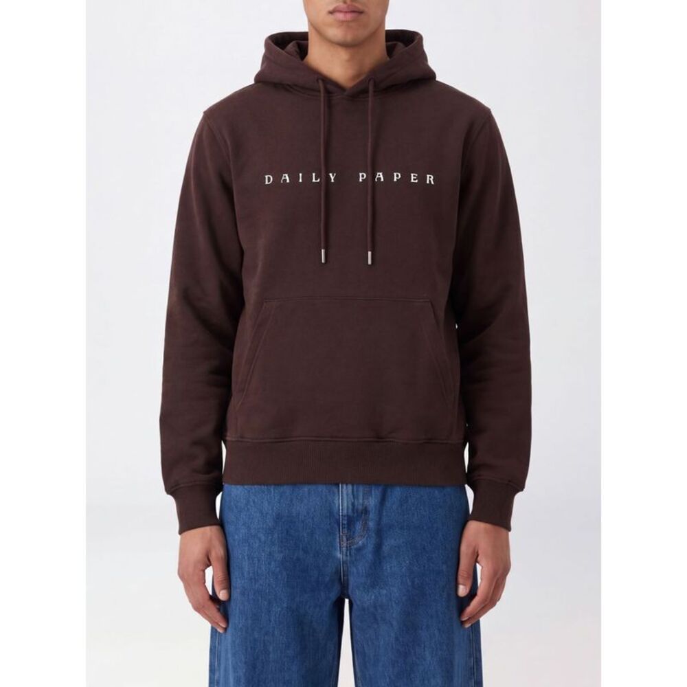 Daily Paper Men Daily Paper Relaxed Fit Cotton Hoodie With Embroidered Logo